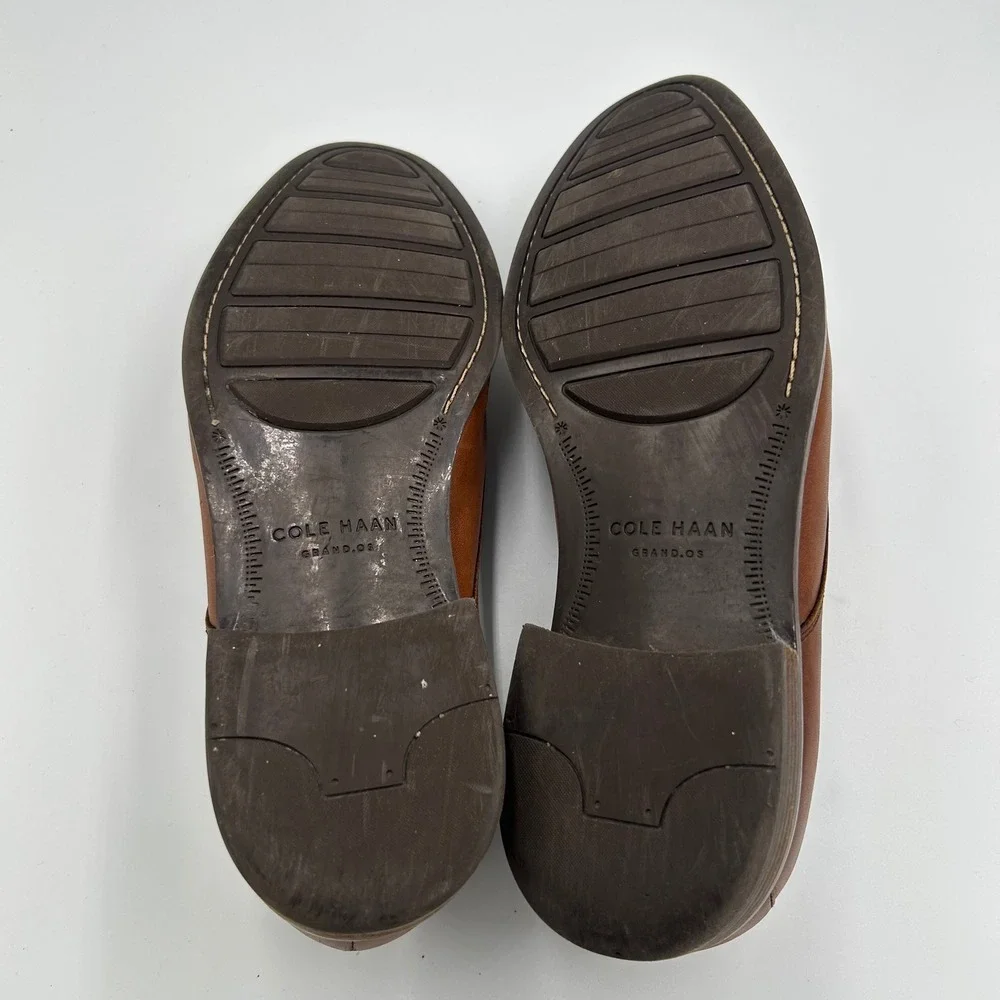 Cole Haan Cap Toe Derby Mens 10.5 Brown Leather Grand.OS‎ C11632